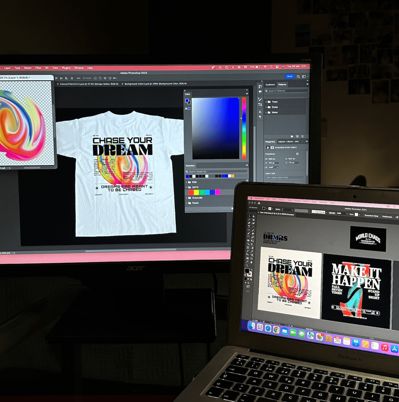 Diseño digital de camisa
